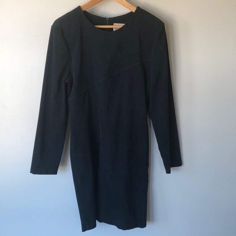 𝅺VINTAGE green vegan suede